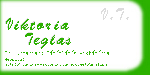 viktoria teglas business card